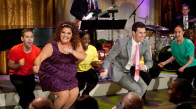 Students from the Joy of Motion Dance Center and the Duke Ellington School of the Arts perform "Can’t Stop the Beat" from "Hairspray" during "A Broadway Celebration: In Performance at the White House" in the East Room of the White House, July 19, 2010.