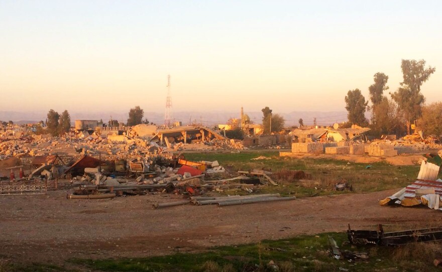 Barzan, an Arab village outside Zumar, has been completely leveled by U.S.-led airstrikes and Kurdish soldiers. The Kurds say the whole village sided with the Islamic State, though no Arabs remain to tell their side of the story.