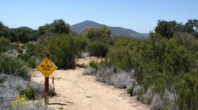 A hiking trail in San Diego County in this undated photo.