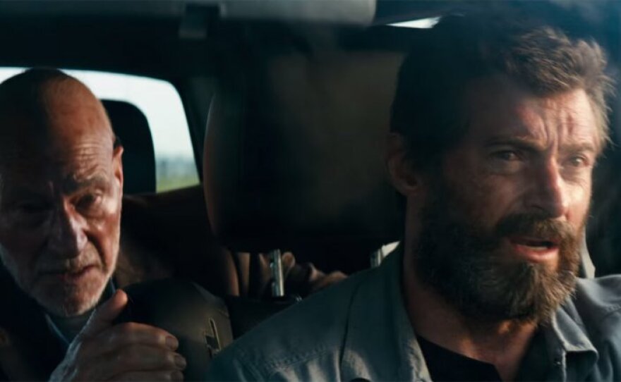 Charles (Patrick Stewart) an Logan (Hugh Jackman) give up their dream of escaping on a yacht in order to care for a young girl in "Logan."