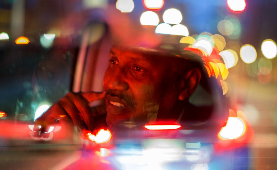After a long day at the Somali American Community Center he founded in Clarkston, Ga., and then at an after-school program, Omar Shekhey drives a taxi to earn extra money. Often he gives his earnings to refugees to help them with expenses.