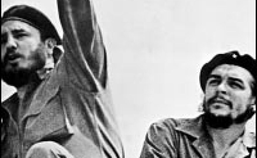 Fidel Castro, left, and Ernesto "Che" Guevara meet in Havana in the early 1960s. Guevara took Castro's call to spread the communist revolution to heart, traveling first to Africa and then to Bolivia to foment armed revolt. He was killed in Bolivia in 1967.