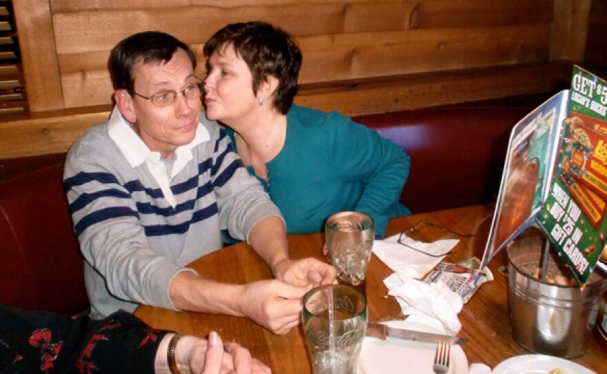 John and MaryLou celebrating their 36th wedding anniversary in 2011, before she was diagnosed with cancer.