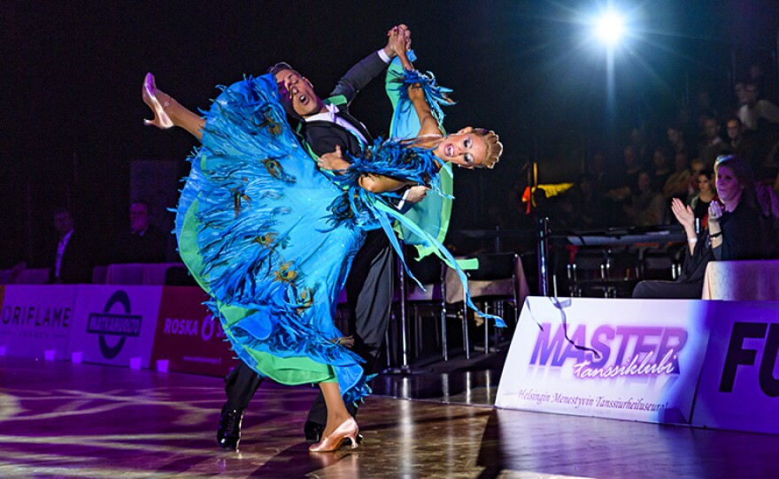 Dancers Simone Segatori and Anna Sudol of Germany. The WORLD DANCESPORT GRANDSLAM SERIES is back, featuring the best competitive dancers in the world vying for the most prestigious titles and the prize money in the world of dance.