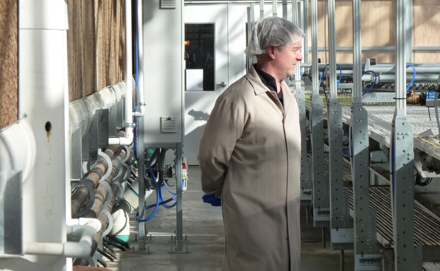 Bob LaDue, operations manager at LEF Farms, says: "I'm the guy that has to turn them on and drive home and see them in the rear-view mirror and know that people are upset with me."