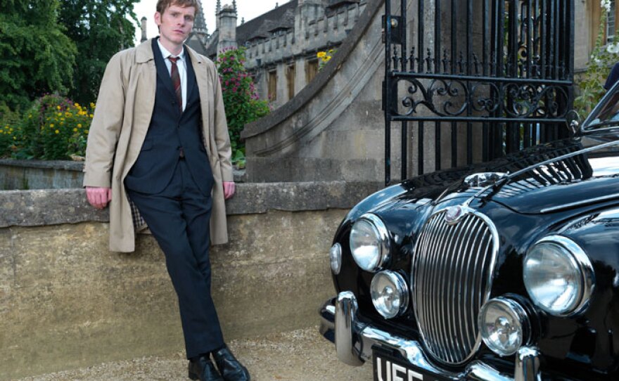Shaun Evans as Endeavour Morse.