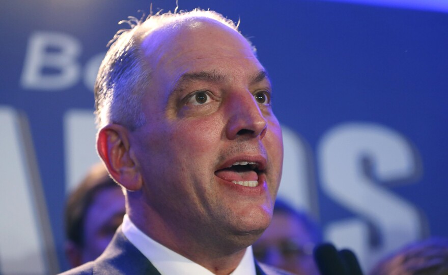 John Bel Edwards Edwards won the election for Louisiana governor Saturday, defeating the former favorite, Republican David Vitter, and giving Democrats their first statewide victory since 2008.