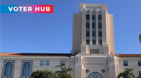 The San Diego County Administration building on Pacific Highway on Feb. 5, 2021.