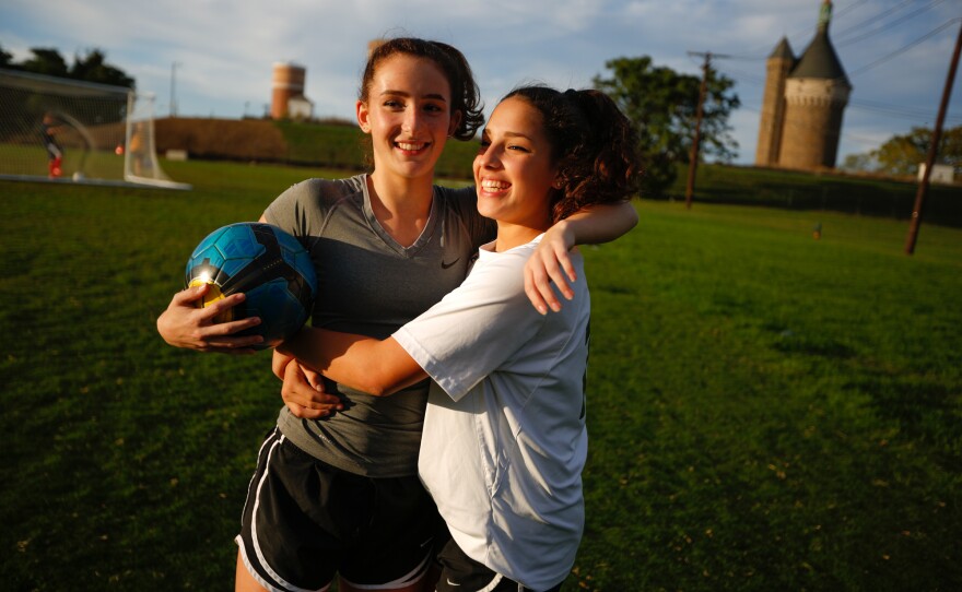 Eden and Danielle Breslow, 15-year-old twins who live in the U.S., can't imagine a world in which girls are discouraged from playing soccer. They've been at it since they were 4.
