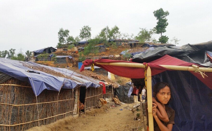 The Balukali refugee camp, located about an hour's drive south of the seaside tourist city of Cox's Bazar, is one of many informal camps in southern Bangladesh. An estimated 2,000 Rohingya families who fled neighboring Myanmar live in Balukali.