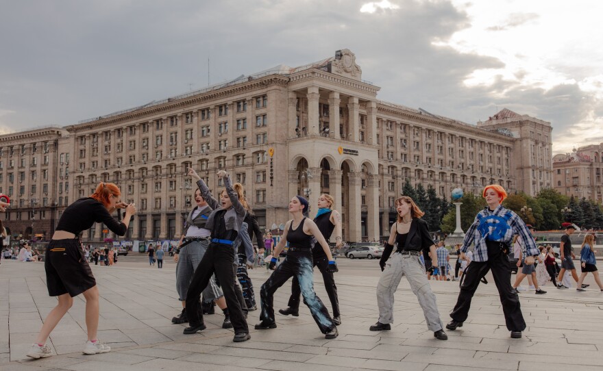 Phantom Blue K-pop dance squad performs and records multiple takes until they’re certain they get it right.