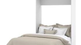 A queen size Bestar wall bed that is part of the recall.