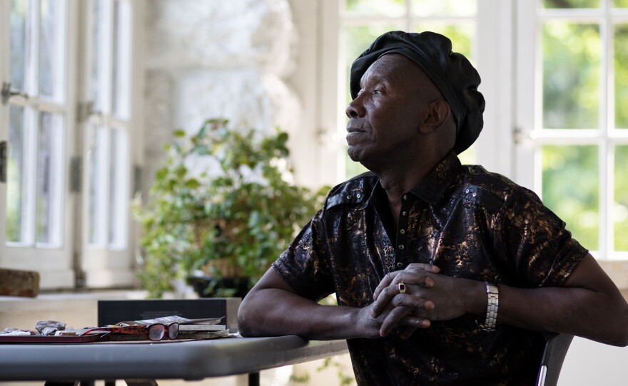 William Kitt has lived in a studio apartment in New York owned by the nonprofit Broadway Housing Communities for 13 years, after decades of living on the streets.