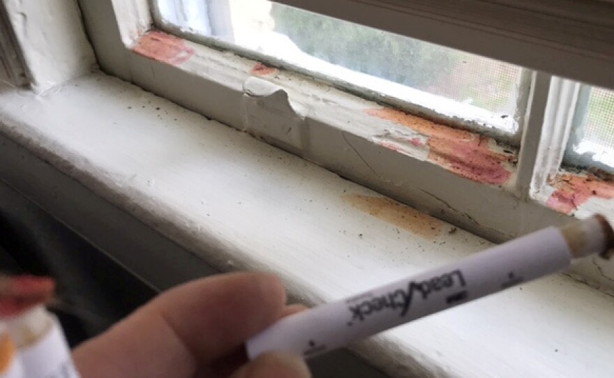 Swab tests at a military residence in Fort Benning, Ga., reveal the presence of lead.