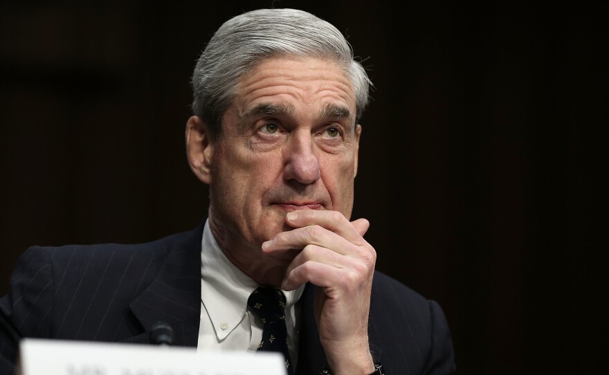 Robert Mueller testifies during a Senate hearing in 2013. The former FBI director was appointed special counsel in the spring of 2017 after President Trump fired FBI Director James Comey.
