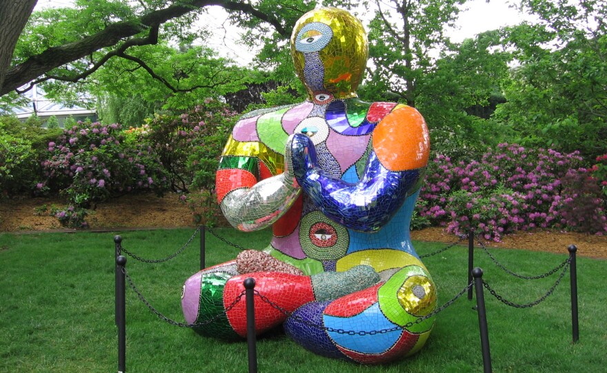 Sculpture Budha by Niki de Saint Phalle in Israel.