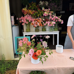 Local Flower Arranging 101 Workshop + Farm Tour