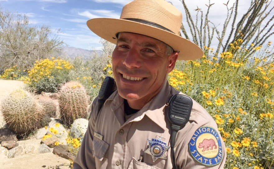 Park ranger Steve Bier says this year's conditions were perfect for such a phenomenon: long steady rain throughout the winter — a remarkable 6 inches in all here — that soaked into the ground.