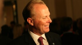 Councilman Kevin Faulconer thanks his supporters. 