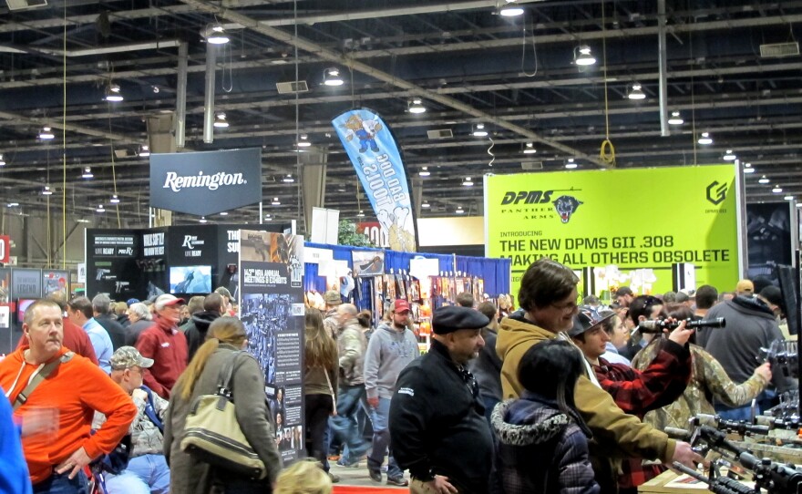 The NRA now runs the Great American Outdoor Show, but despite adding a shooting sports hall, the group says it's not a gun show.