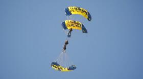 Navy Leap Frogs above Rancho Bernardo High