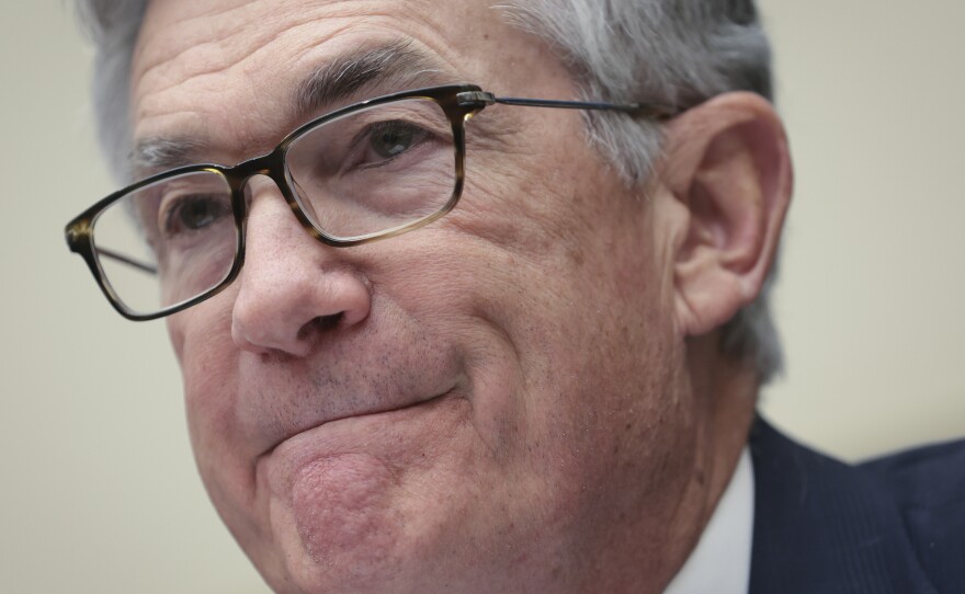 Federal Reserve Chair Jerome Powell testifies about monetary policy and the state of the economy before the House Financial Services Committee in Washington, D.C., on March 2.