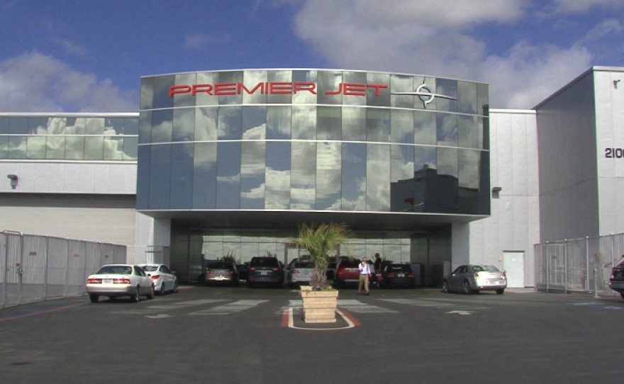 The private Premier Jet Terminal at McClellan-Palomar Airport in Carlsbad, Nov. 10, 2015.