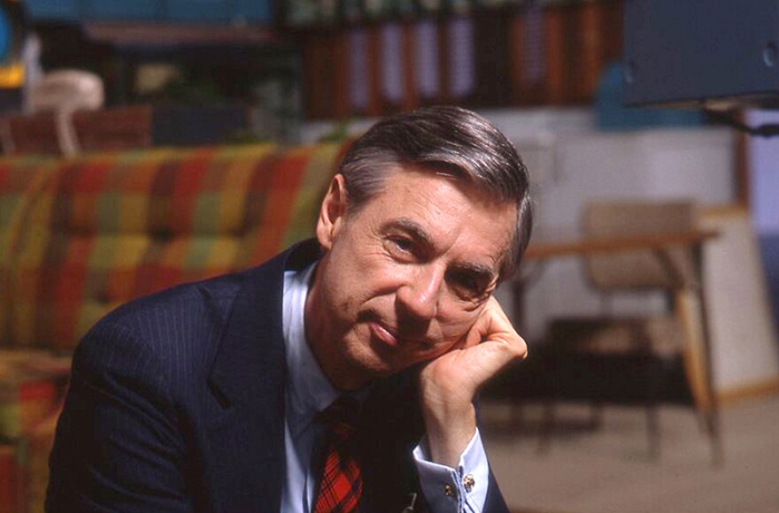 Fred Rogers on the set of his show MR. ROGERS NEIGHBORHOOD from the film, "Won’t You
Be My Neighbor?," a Focus Features release.