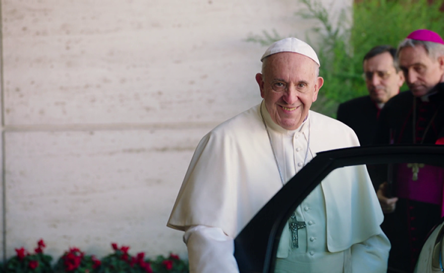 Holy Father Pope Francis inside the Vatican. Rome.