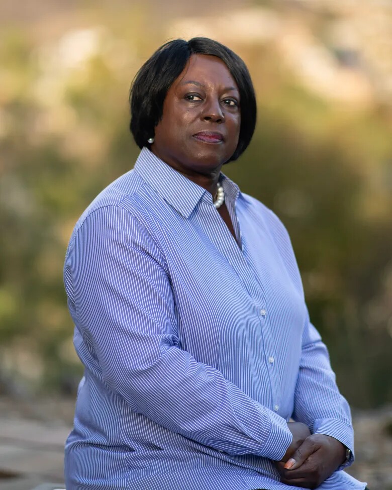 Anita Fisher at her home in Spring Valley on Nov. 17, 2025.