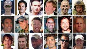 Faces of 30 U.S. troops killed in Chinook crash on August 6, 2011.
