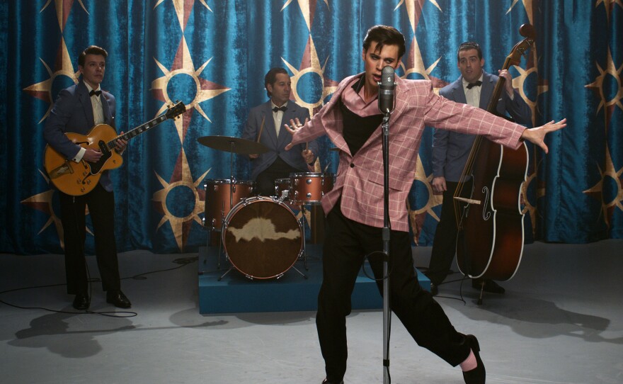 Austin Butler as Elvis.