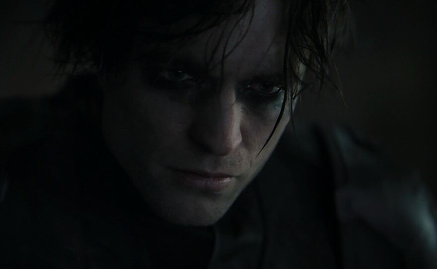 Robert Pattinson as the emo Bruce Wayne in "The Batman."