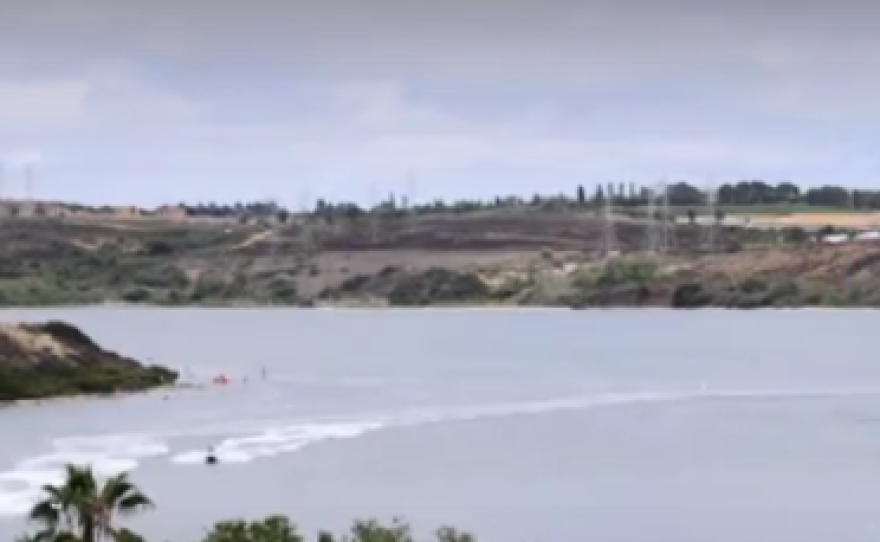 Agua Hedionda Lagoon in Carlsbad, July 2015.