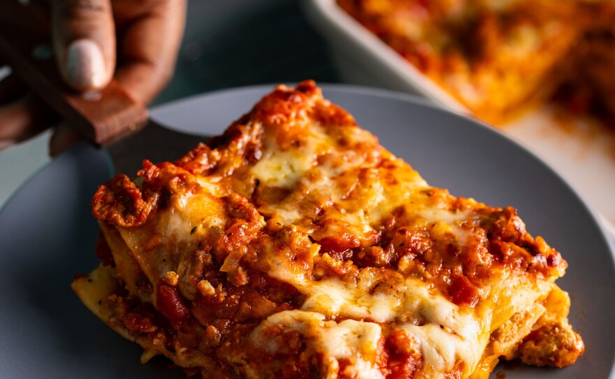 Savory Turkey Sausage Lasagna