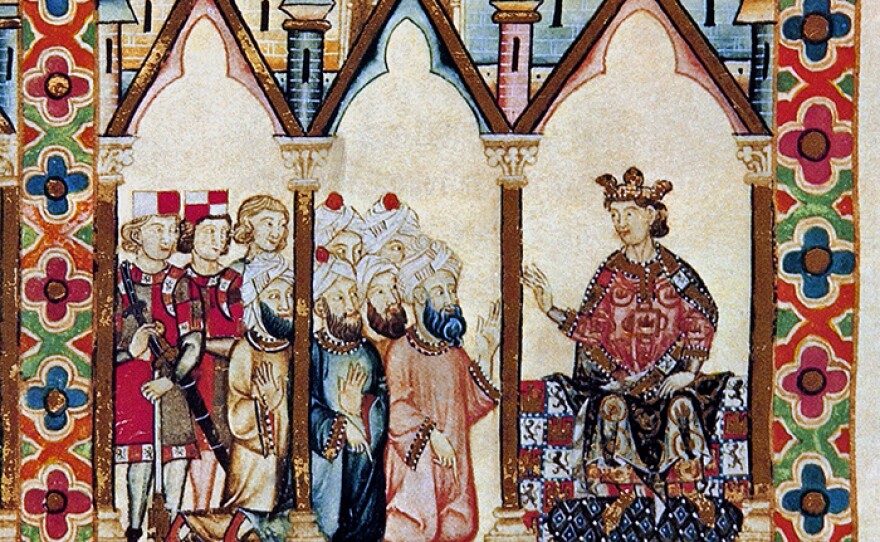 In the 13th century, culture in Toledo continued to flourish under Alfonso X, known as Alfonso the Wise. One of his greatest literary productions, the Cantigas de Santa Maria, includes many scenes of Christians, Muslims, and Jews working together.