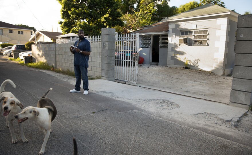 The home of China Laguerre and her family has emerged as the headquarters of an ad hoc Haitian community support network.