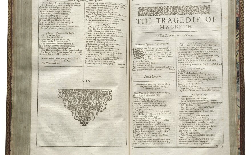 Macbeth is one of the 18 previously unprinted plays that appeared in the First Folio.