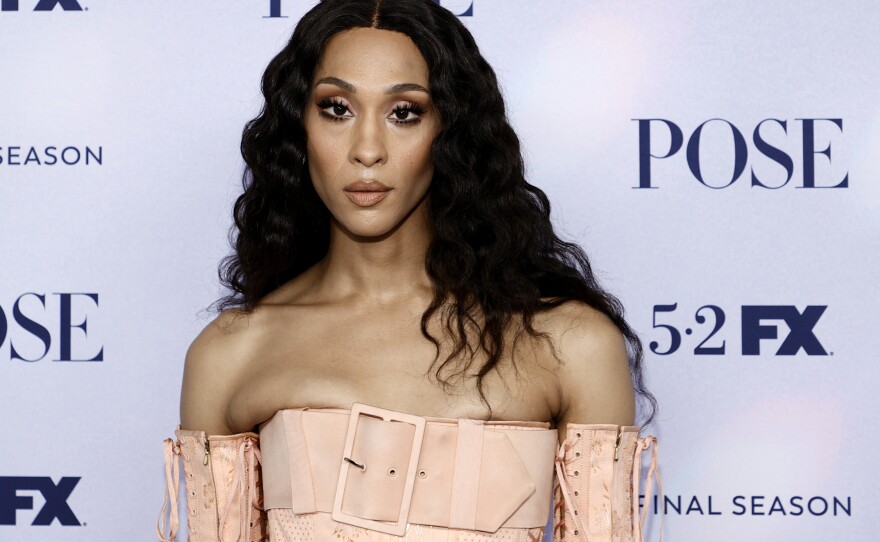 Michaela Jaé Rodriguez attends the FX's "Pose" Season 3 New York Premiere at Jazz at Lincoln Center on April 29, 2021 in New York City. On Sunday, she became the first transgender actress to win a Golden Globe for her starring role in the show.