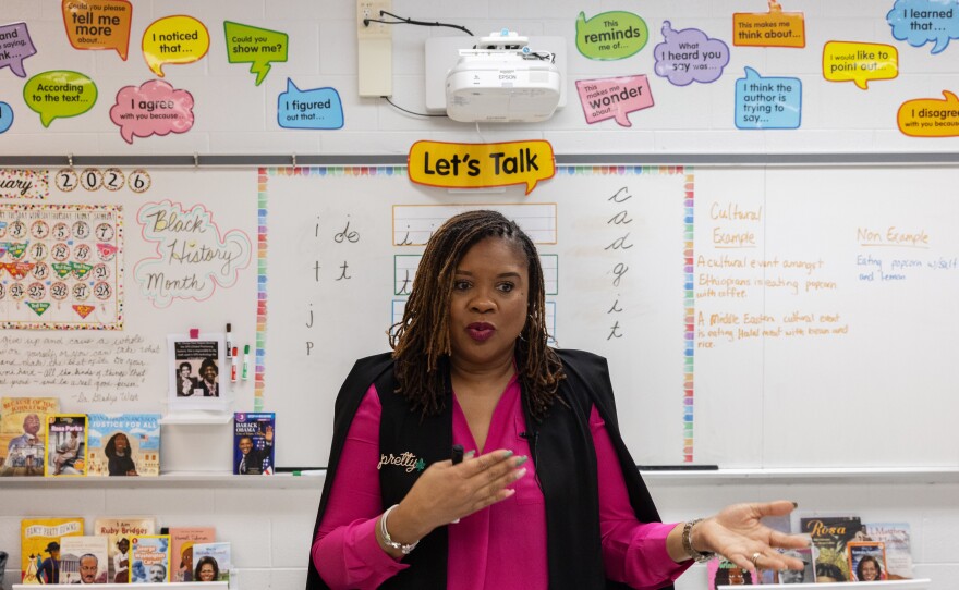 Teacher Sherisse Kenerson has received fan mail from retirees and teachers for starting the club.