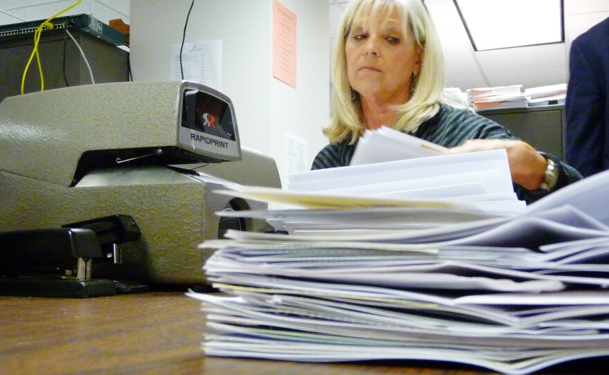 Workers in the Georgia secretary of state's office have fallen behind on licensing applications for nurses.