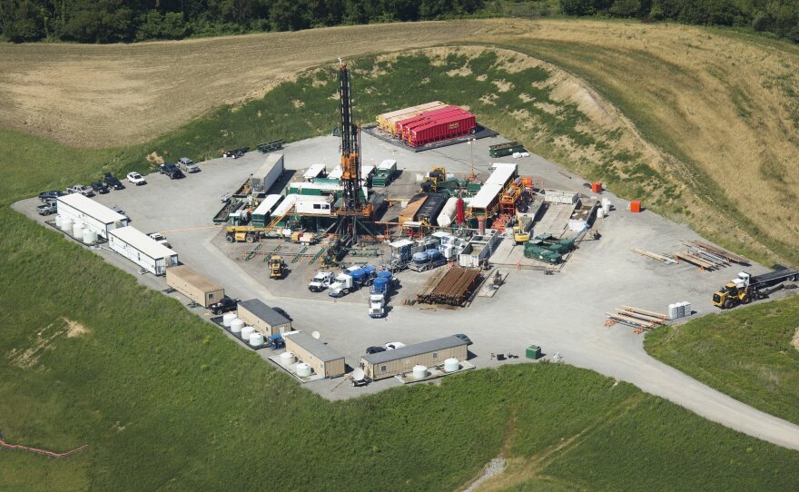 A fracking rig in Butler County, Pa., in 2013. Pennsylvania is now dotted with more than 7,000 active wells.