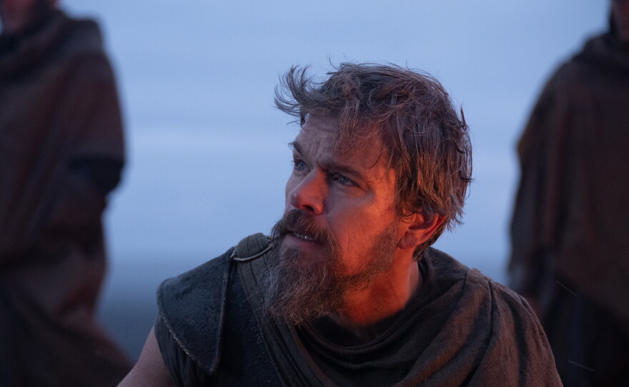 Matt Damon as Odysseus.