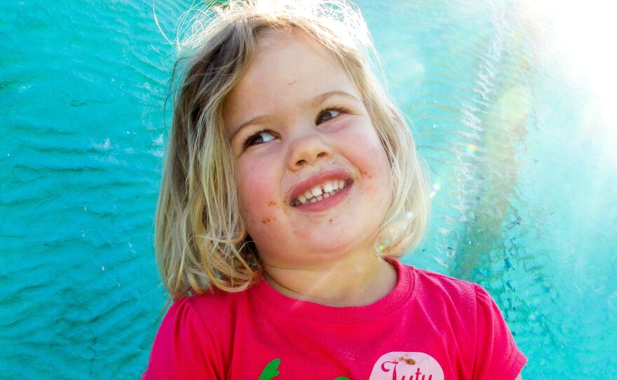 The author's daughter, Rosy.