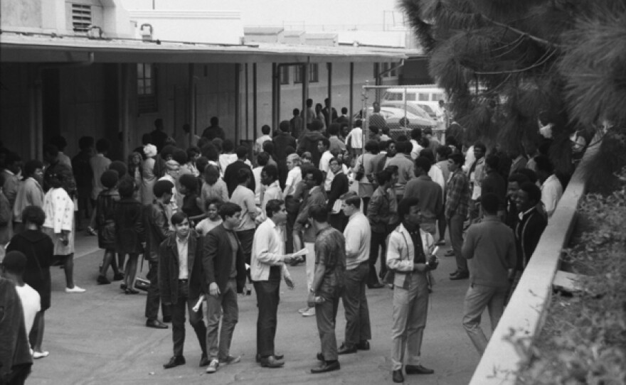 The student population was 80 percent African-American by 1969, at was at the center of Civil Rights discussions. 