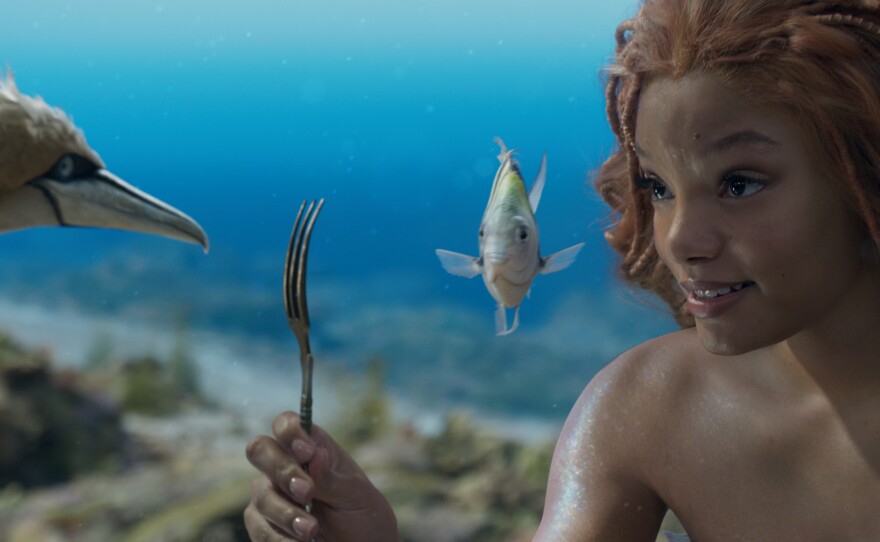 Ariel's fish friend flounders in Disney's remake of<em> The Little Mermaid.</em>