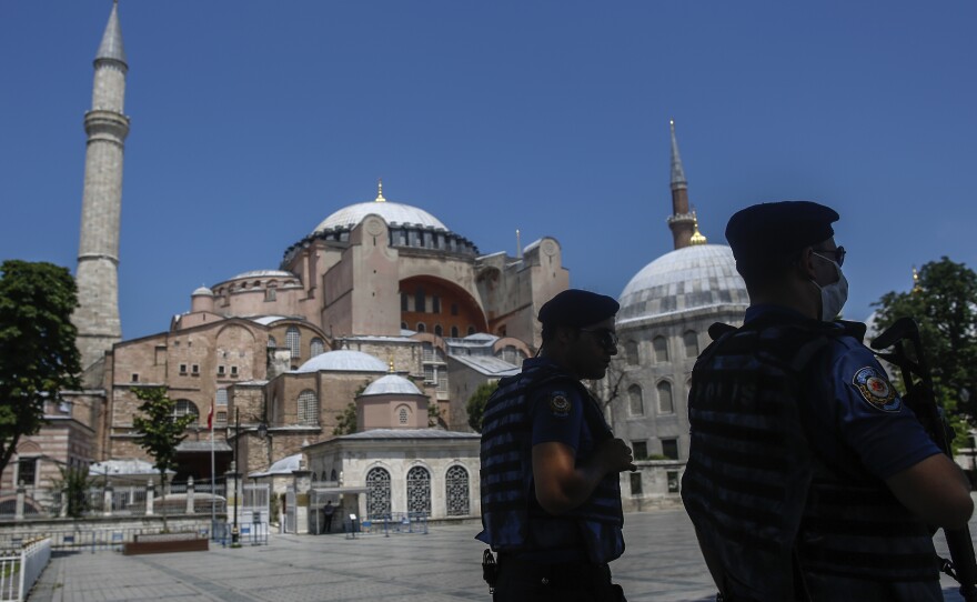 Istanbul's Byzantine-era landmark has been used as a museum since 1934 and is widely regarded as a symbol of peaceful religious coexistence. A court ruling Friday revoked its museum status.