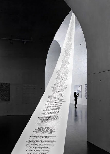 'All Wars' art installation by artist Douglas McCulloh