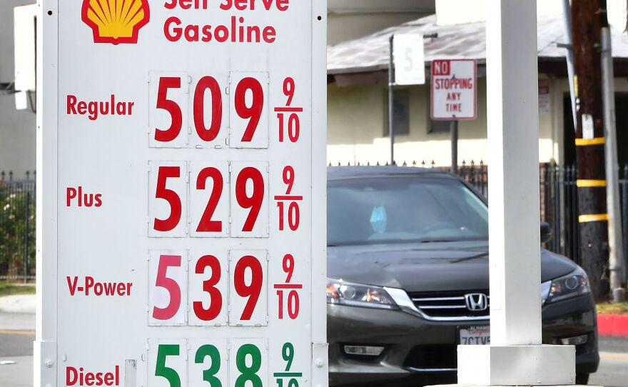 In Los Angeles, gas cost more than $5 a gallon last week. In the rest of the country, gas is a relative bargain at just over $4 a gallon.