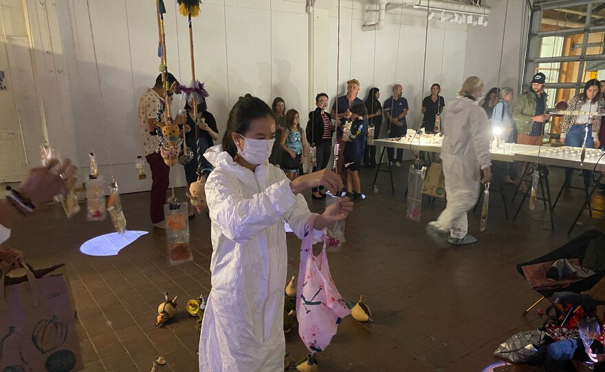 Artist Maggie Shen will activate her performance art installation on Dec. 10, 2021 and Jan. 8, 2022 at the Athenaeum Art Center.